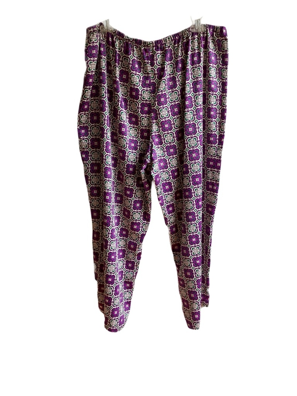 Natori Mayon Pajama Pants Size XL Purple Medallion Women's Sleepwear Loungewear - Picture 5 of 9